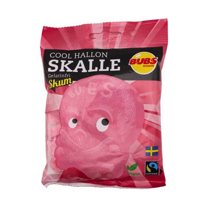 Bubs Cool Raspberry Skulls for wholesale by Stock Boy Candy Co.