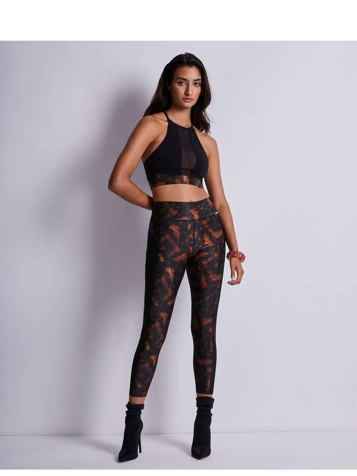 Bernsteinfarbene Dschungelgamaschen - LUZ X AUBADE für den Großhandel von LUZ COLLECTIONS