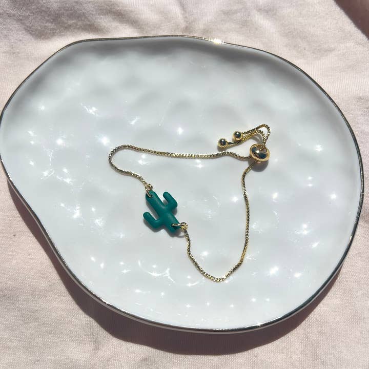 Desert and Stone Jewelry - Wholesale Charm/Dangle Bracelet - Adjustable Saguaro Bracelet 1