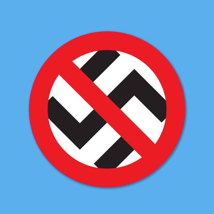 Dissent Pins - Wholesale Sticker - No Nazis Sticker