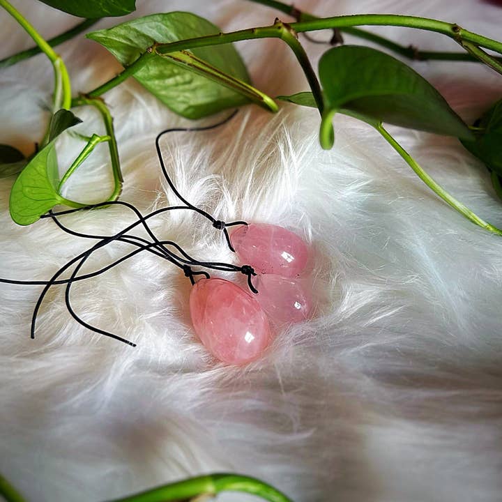 Dharmatribe - Wholesale Spiritual Stone/Crystal - Rose quartz Yoni eggs0