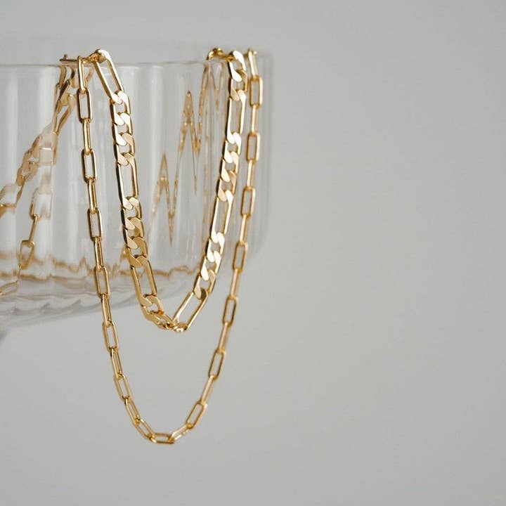 Sydney Rose Co. - Wholesale Link & Chain Necklace - 3mm Figaro Chain2