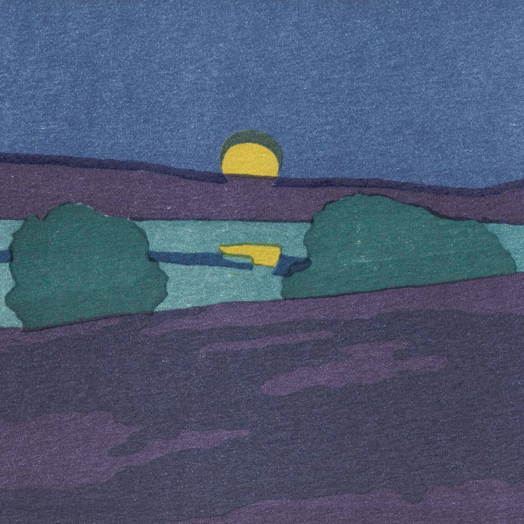 Saturn Press - Wholesale Sympathy Card - August Moon - Sympathy Greeting4