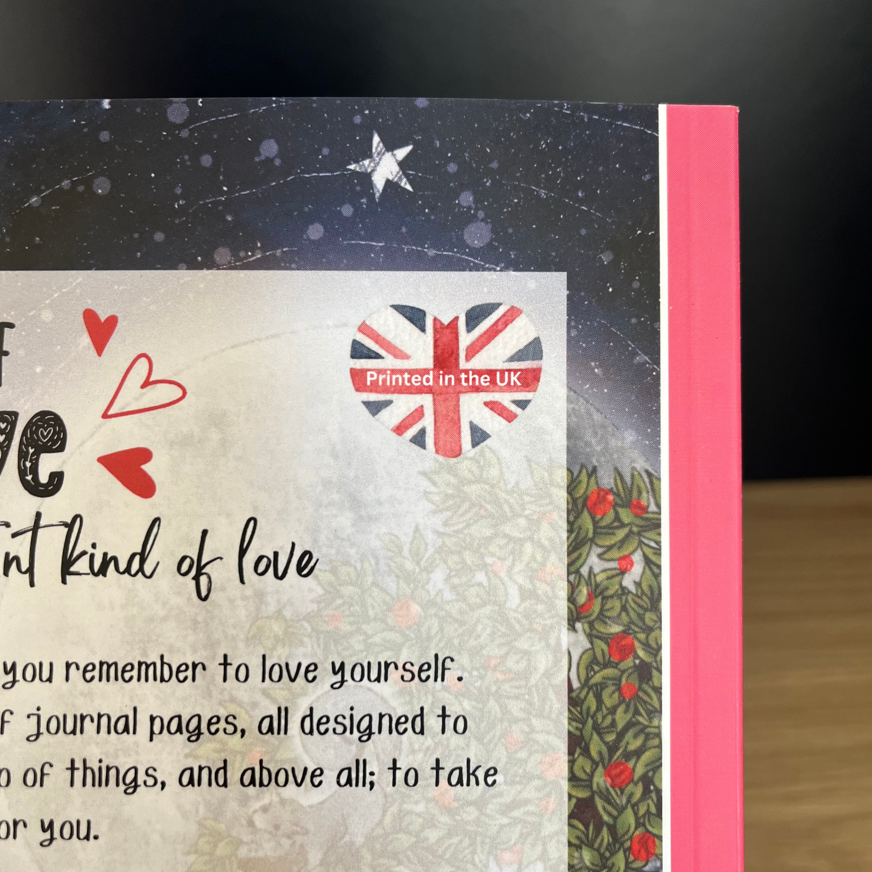 Fox Under The Moon – wholesale Journal och dagbok – Självkärleksdagbok - Mjukband2