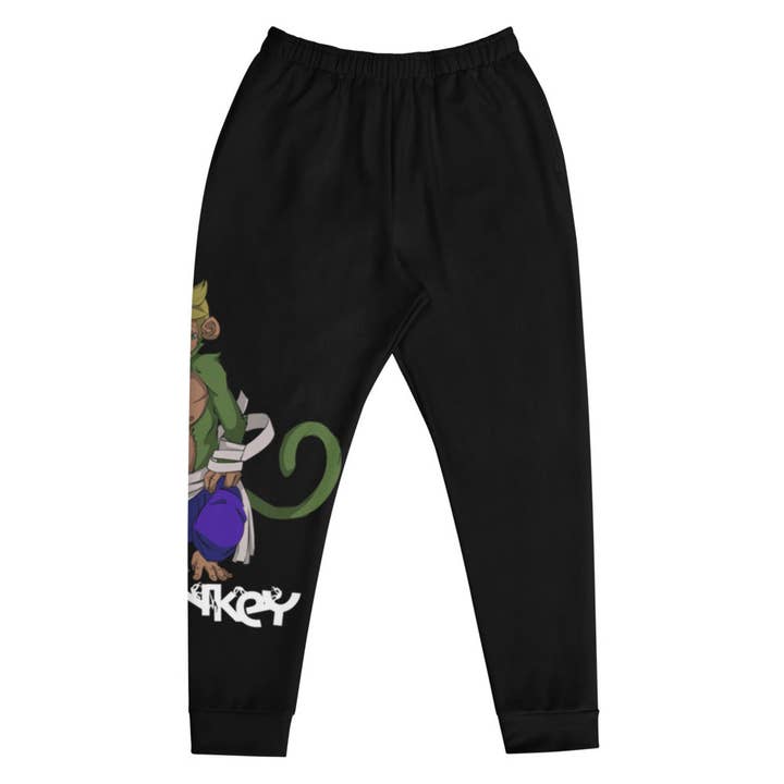 Men's Black Monkey Joggers 2022 Edition for wholesale by ETHANOL TEARS LTD