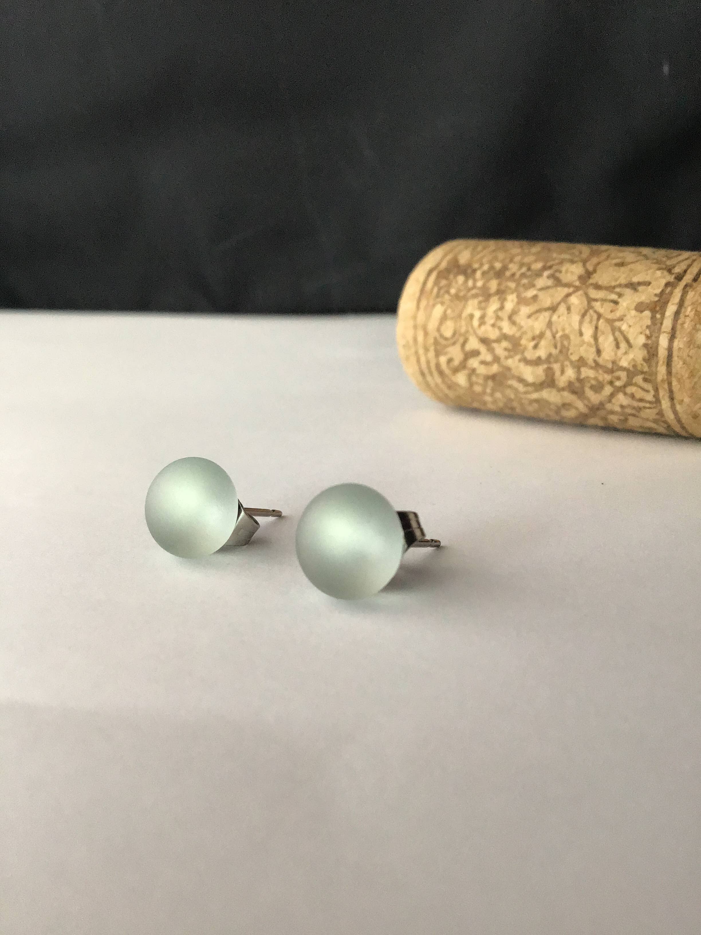 Spirit Glassworks - Wholesale Stud/Post Earrings - Recycled Glass Stud Earring9