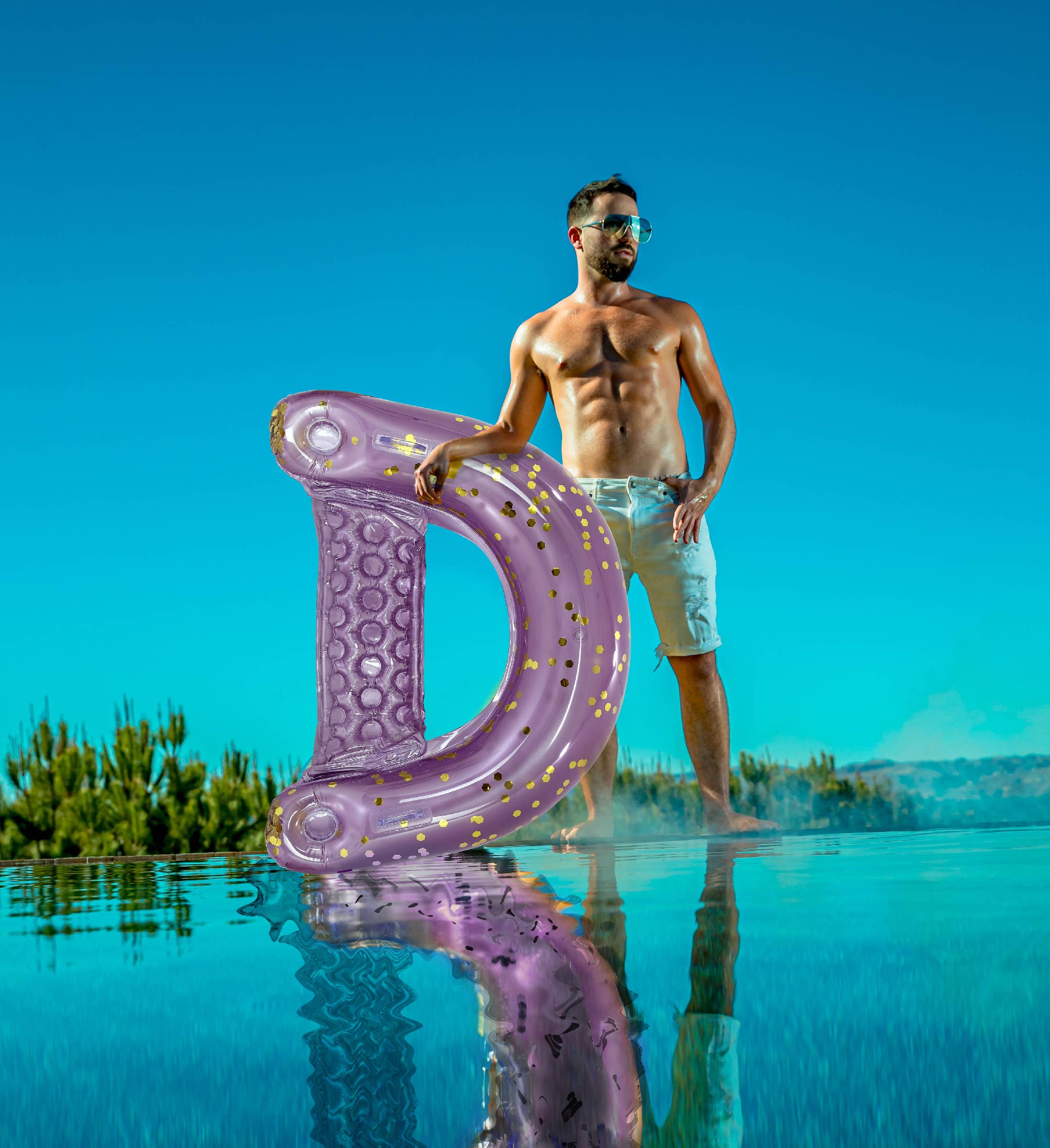 Cota Global - Wholesale Inflatables - Pool Float - Purple Gold Pool Chair6