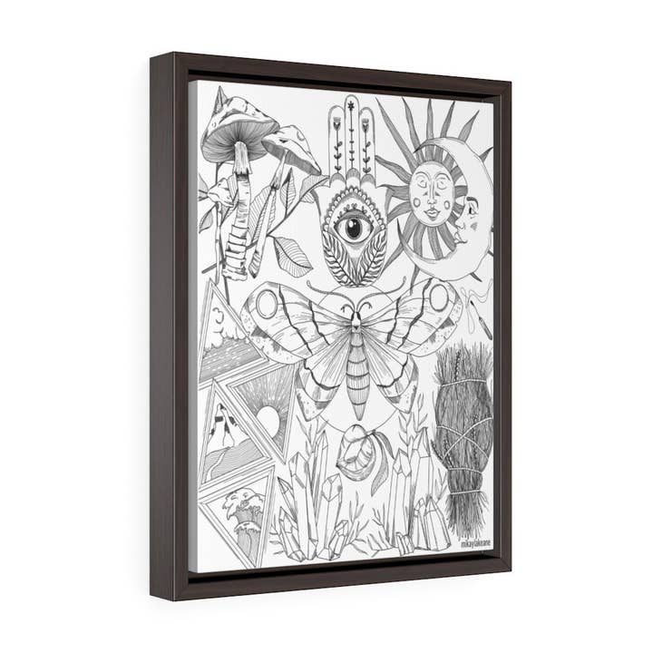 Witchy Things - Portrait pour la vente par Atomic Koi Creatives