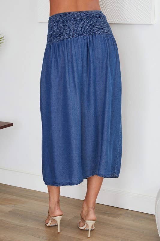 VENTI6 – wholesale Kjol - Dam – RÖKIG MIDIKJOL MED MIDJA (68884)10