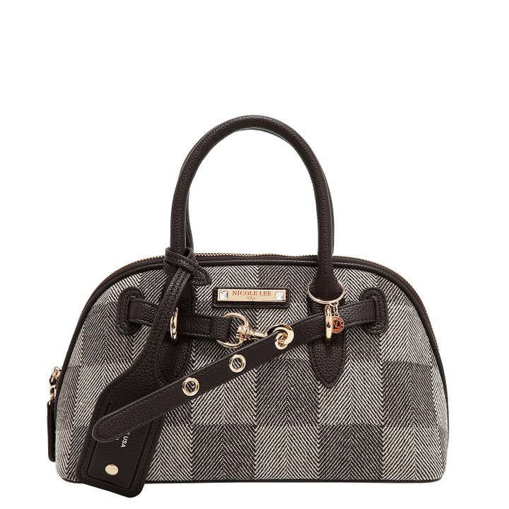 CHIC CHECK DOME BAG
for wholesale by Nicole Lee USA
