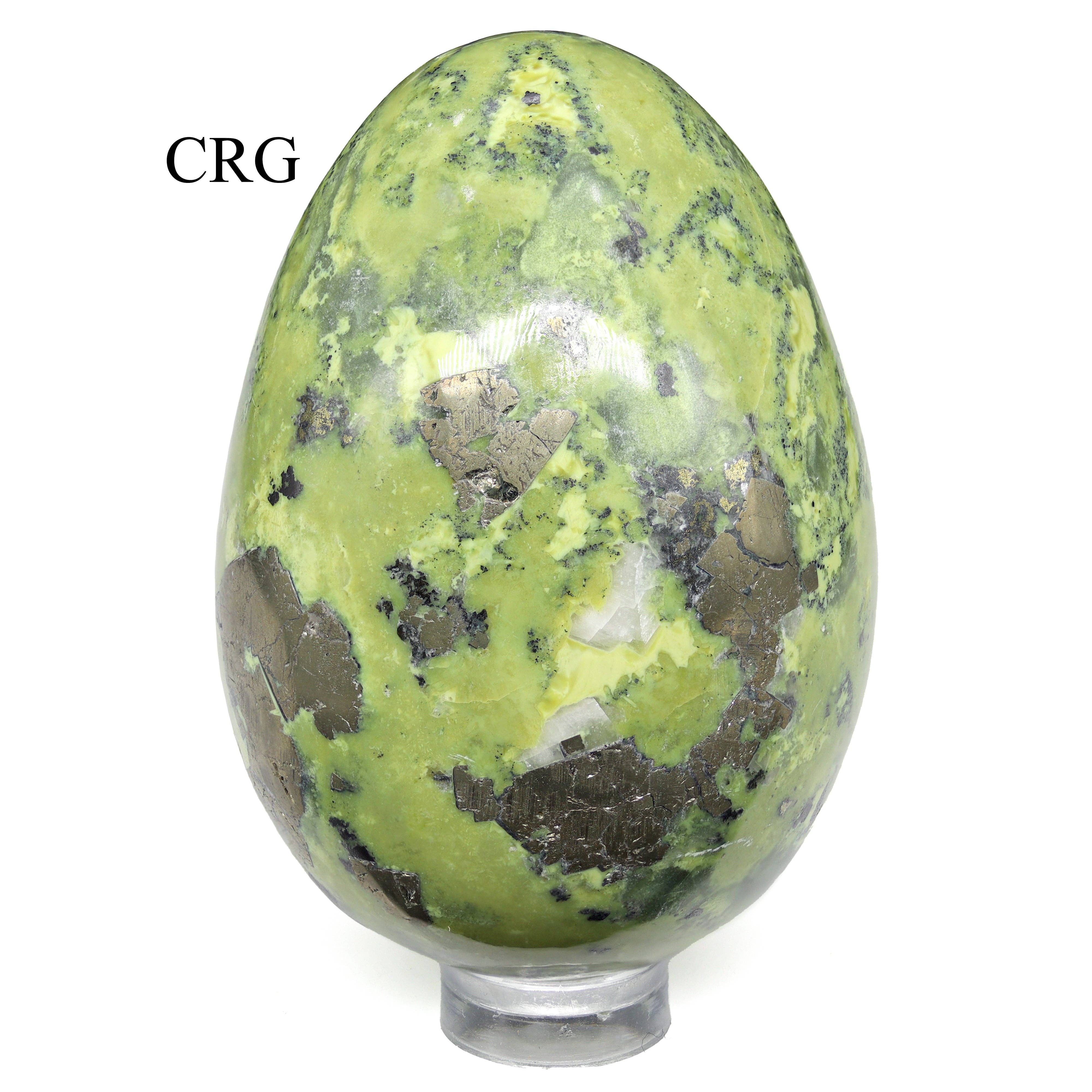 Crystal River Gems LLC - Wholesale Spiritual Stone/Crystal - QTY 1 - Peru Serpentine Egg / 45-55mm1