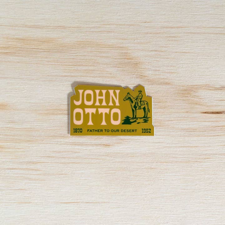 John Otto Sticker for wholesale by Stray Wild