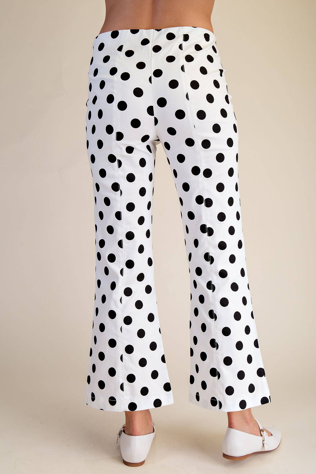 Glam - Wholesale Pants - Women's - Flare Crop Dot Pants16