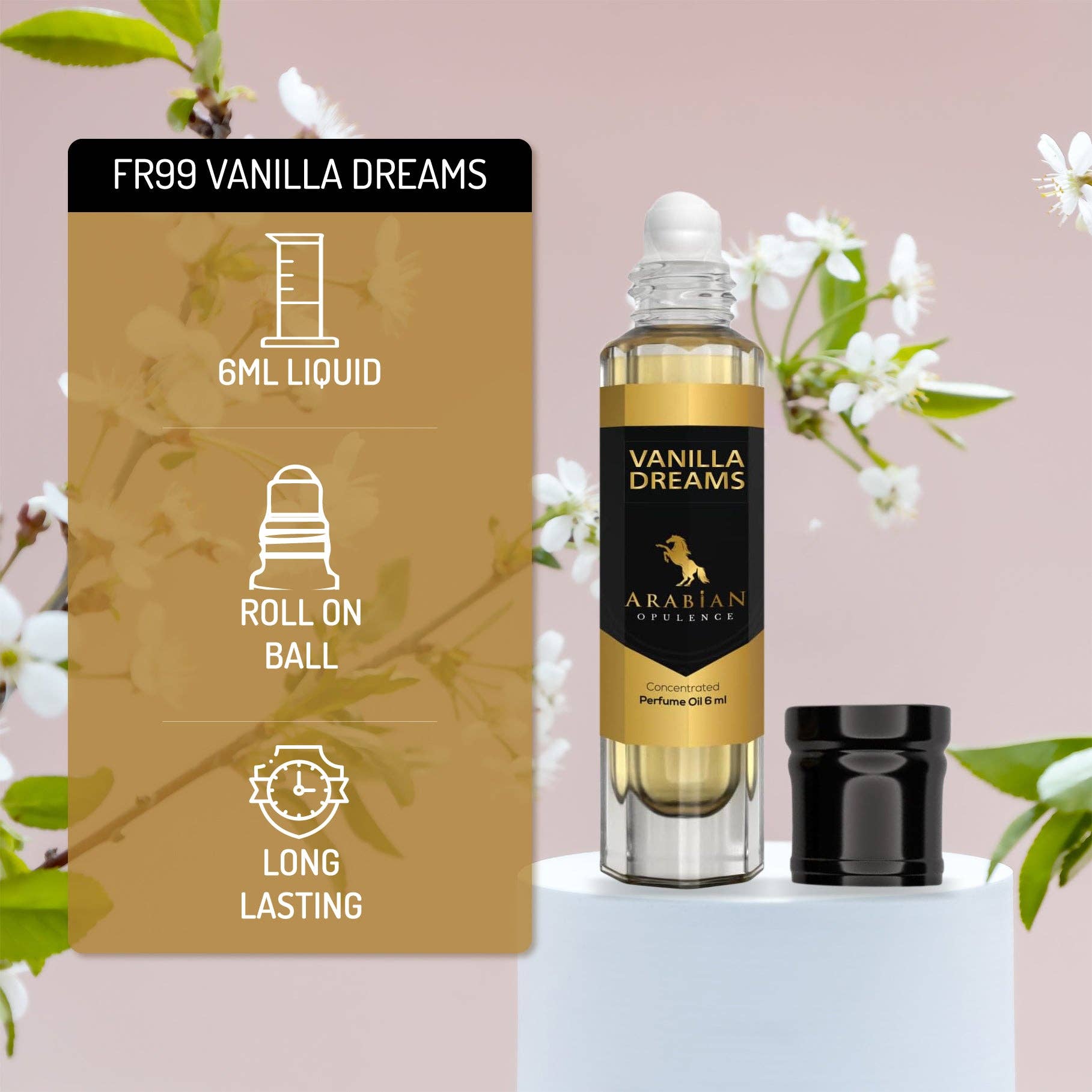 Arabian Opulence - Venta al por mayor Aceite de fragancias - FR99 DREAMY VANILLA - Aceite corporal perfumado, sin alcohol6