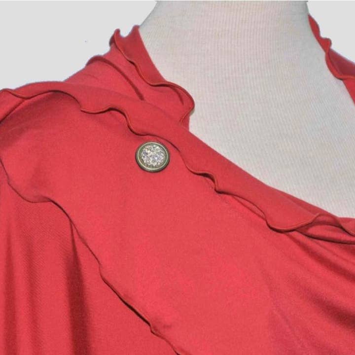 MagneButton - Wholesale Brooch - Antique GOLD Clear Rhinestone Cluster Pin Set3