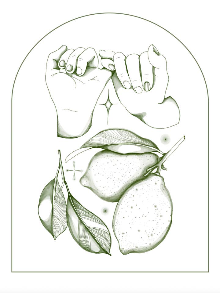 Pinky Promise Print for wholesale by fern (like the plant)
