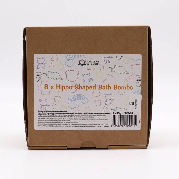 AW Artisan - Venta al por mayor Bombas de baño - Bomba de Baño - Hipopotamo 85g