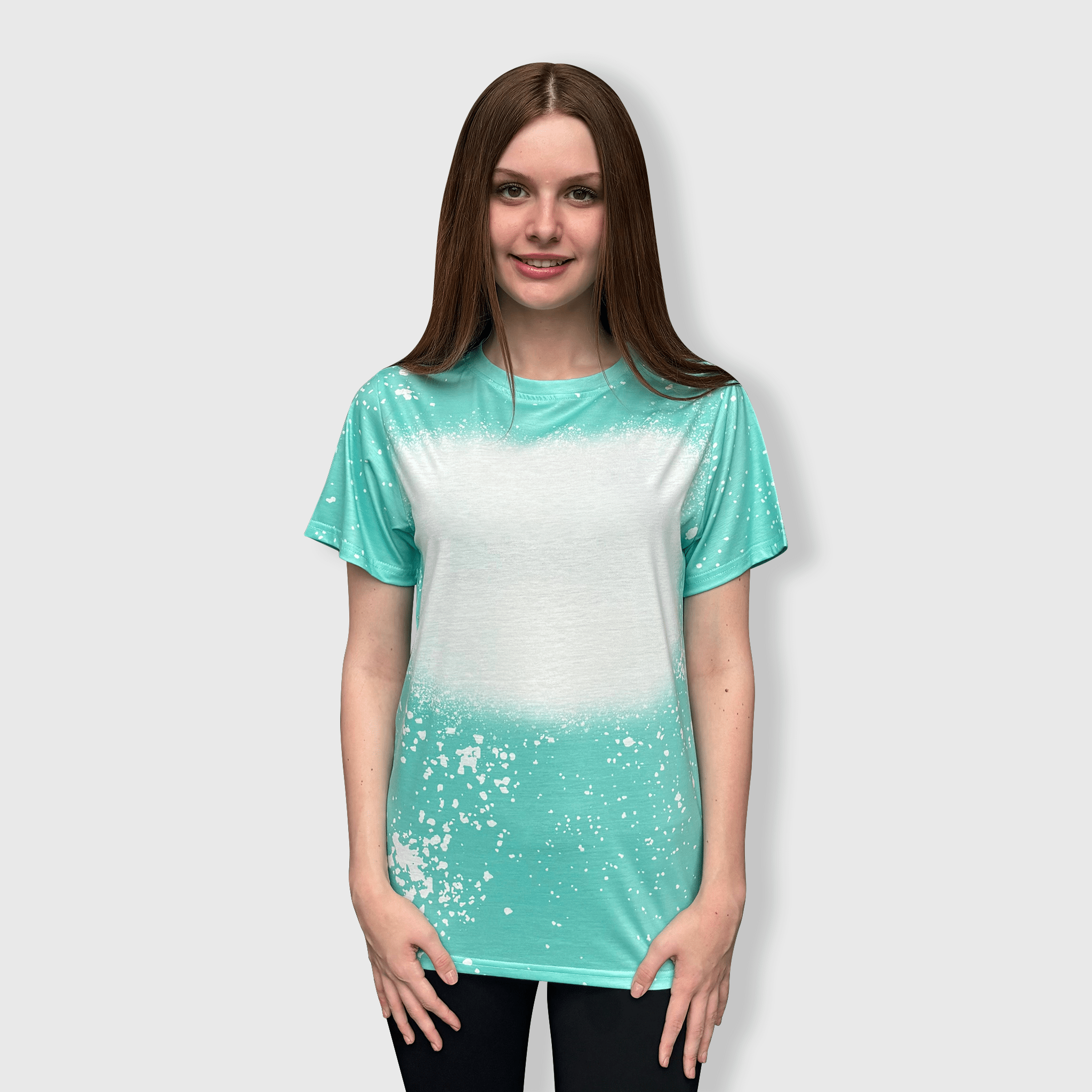 ILTEX Apparel - Wholesale T-Shirt - Women's - FAUX Bleached Tees - Adult32