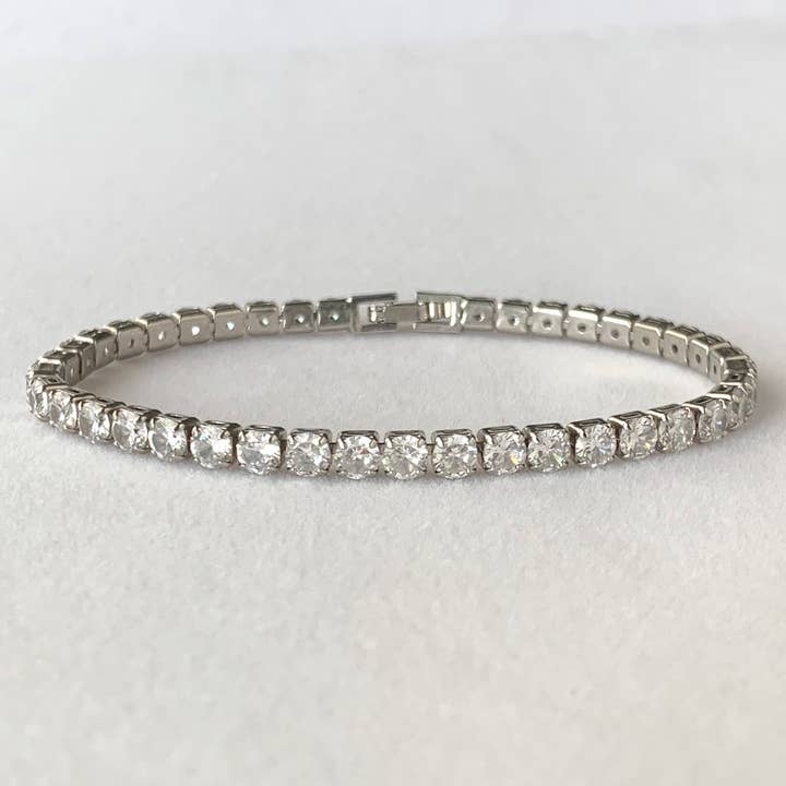 Simulerade Diamond Tennis armband för wholesale av Amandine Jewelry