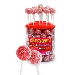 LS GROUP – wholesale Klubba – Stora klubbor 20 g med frisk och syrlig smak fyllda med tuggummi