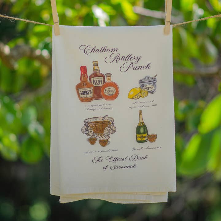 Chatham Artillery Punch Savannah Tea Towel and other Purchase Wholesale flour dispenser. Free Returns & Net 60 Terms on Faire trending on Faire.