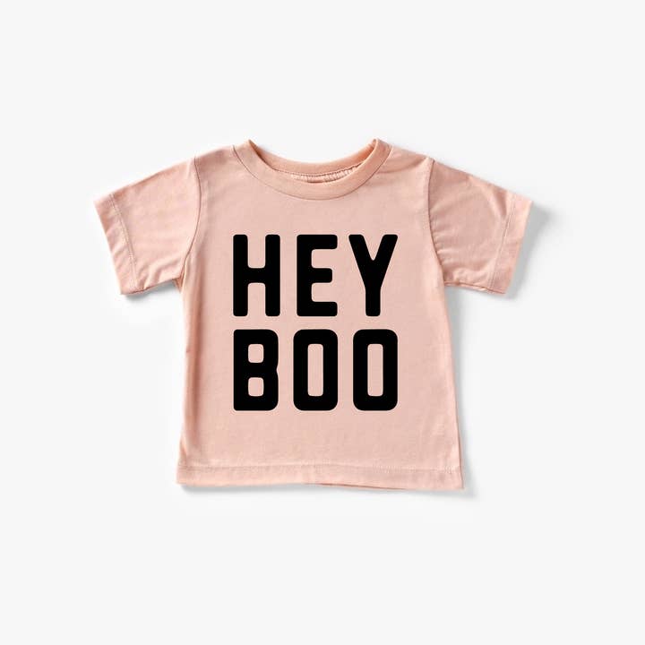 Benny & Ray Apparel - Wholesale Screen Printed T-Shirt - Kids - Hey Boo Halloween Toddler and Youth Shirt1