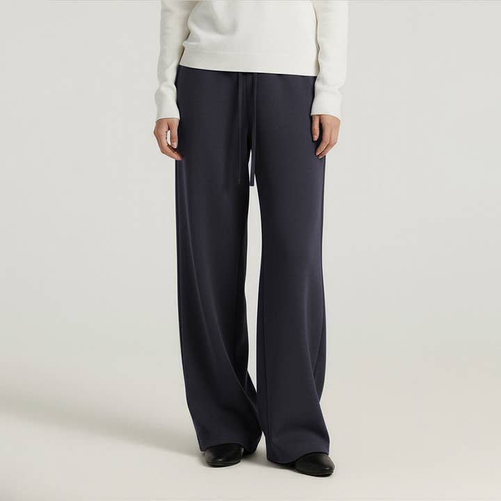 Sodalemon - Wholesale Pants - Women's - Women Mid-Rise Wide-Leg Pants - Lyocell Air Layer1