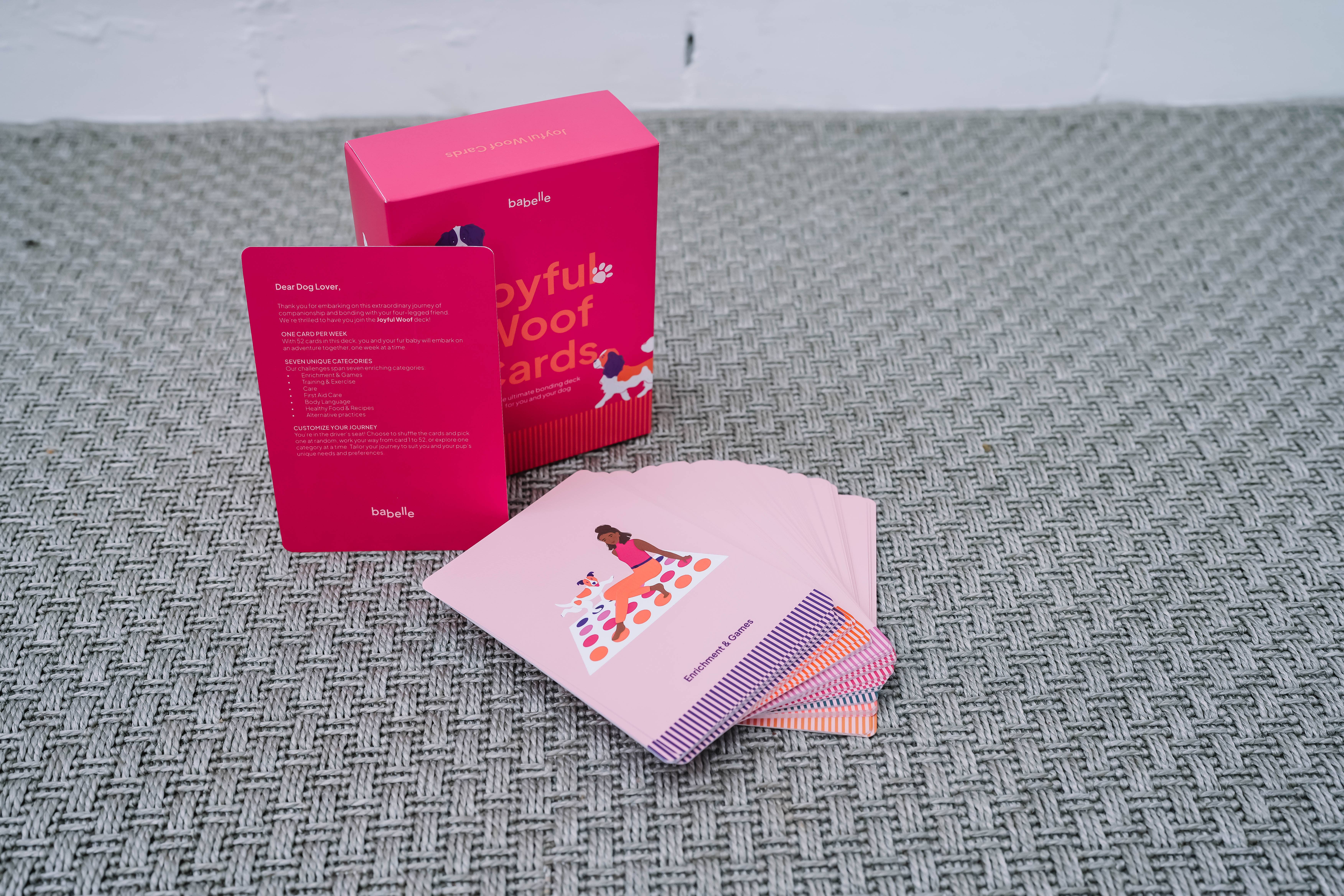 Babelle For Dogs - Wholesale Card Game - Joyful Woof Cards-The ultimate bonding deck for you&your dog10