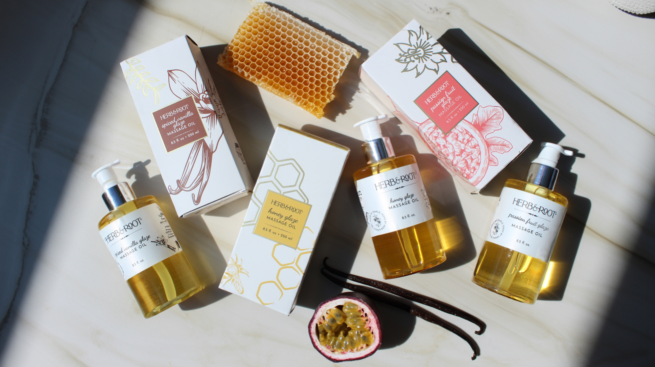 Herb & Root - Wholesale Bath/Body Oil - Honey Glaze Massage Oil6