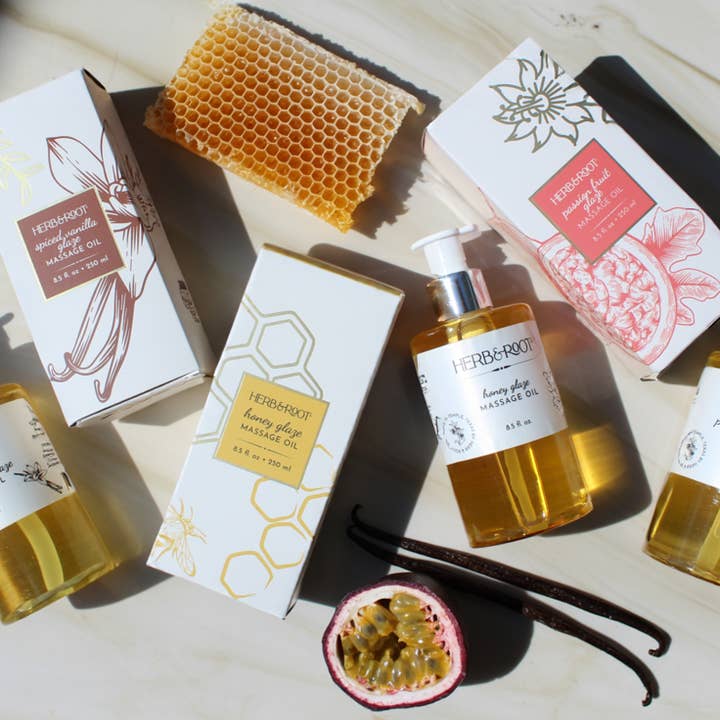 Herb & Root - Wholesale Bath/Body Oil - Honey Glaze Massage Oil6