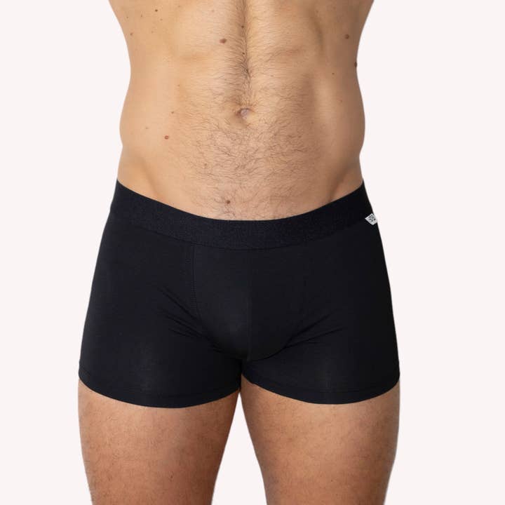 Boxer roupa interior para homem algodão - Bl @ck por atacado de Le Beau Tom