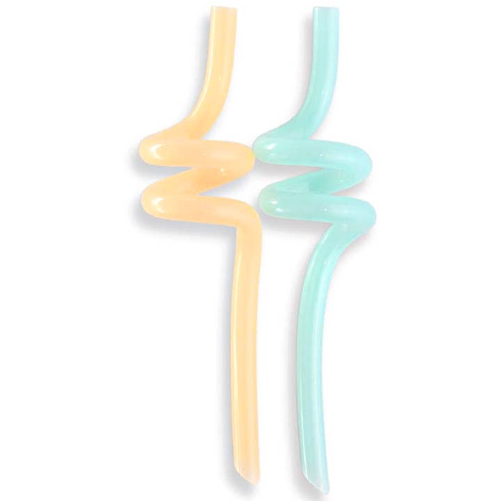 Little Woods - Vendita all'ingrosso Cannuccia - Cannuccia Twirly | Cannuccia riccia in silicone riutilizzabile |