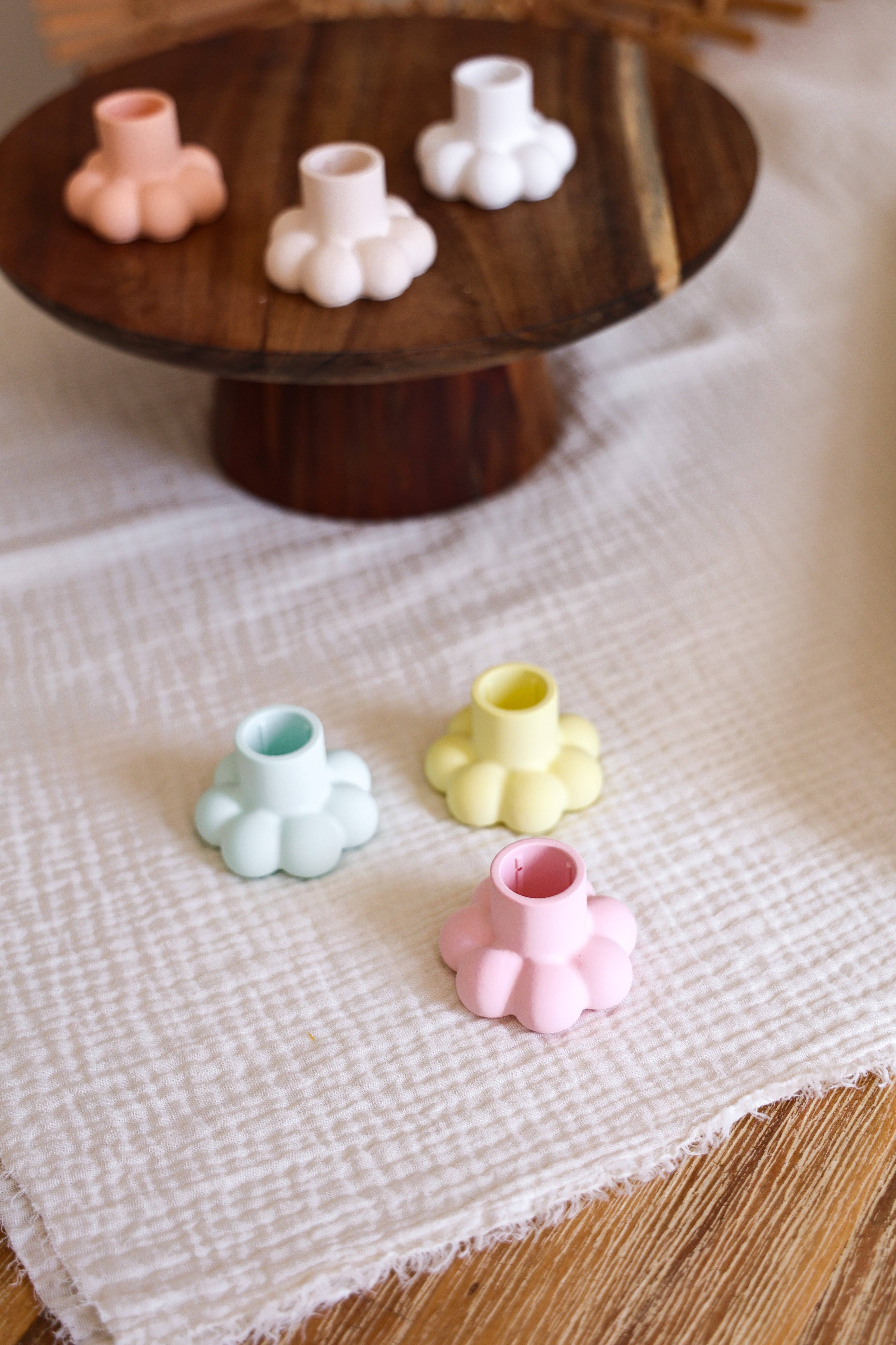 Niki Candle - Wholesale Candle Holder - Bubble candle holder - handmade7