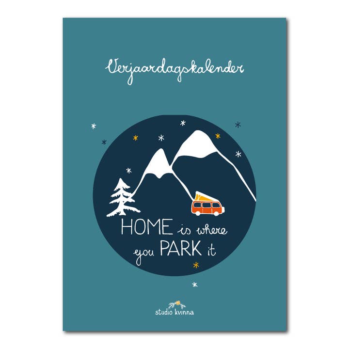 Birthday Calendar Camping for wholesale by Studio Kvinna