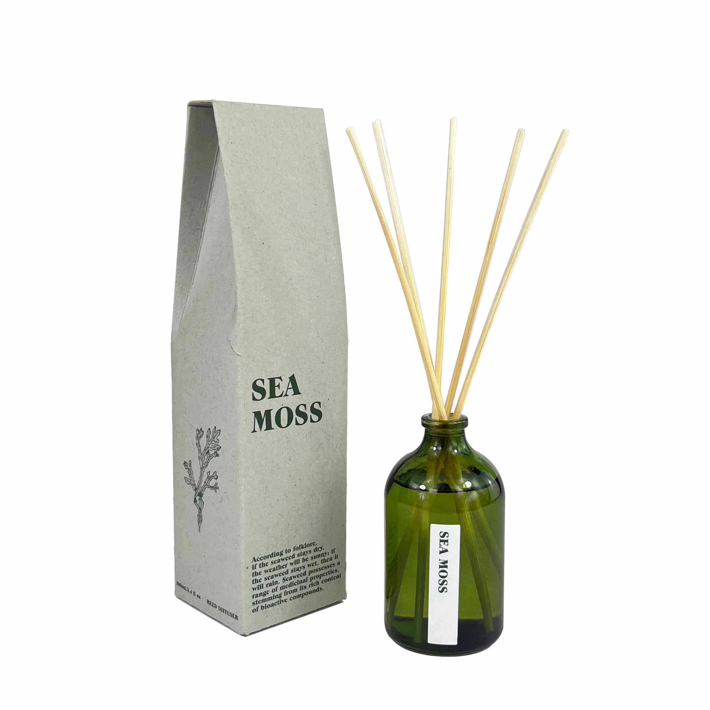 Heaven Scent Incense Ltd - Wholesale Reed Diffuser - NEW! Green Botanical Range 100ml Reed Diffuser - UK ONLY12