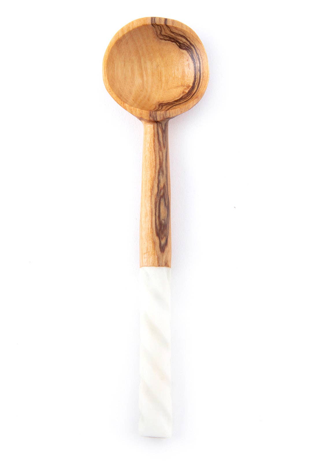 Swahili | AFRICAN MODERN - Wholesale Kitchen Spoon - Spiral Handle Wild Olive Coffee Spoon
