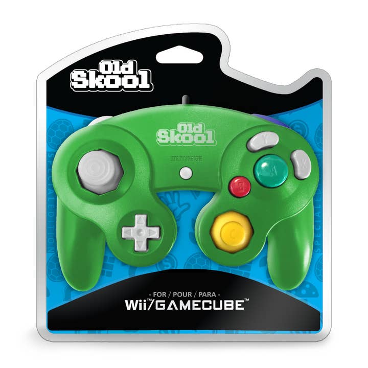 Green GameCube Controller Green/Blue for wholesale on Faire