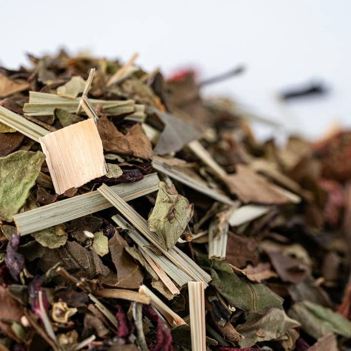 Jackson Avenue Tea Co - Wholesale Loose Tea - Strawberry Basil White Loose Leaf Tea2