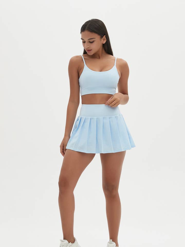 91thelabel - Wholesale Activewear Set - Women's - Esther Lycra® Cami Top & Serena Skirt 2pc Activewear Set