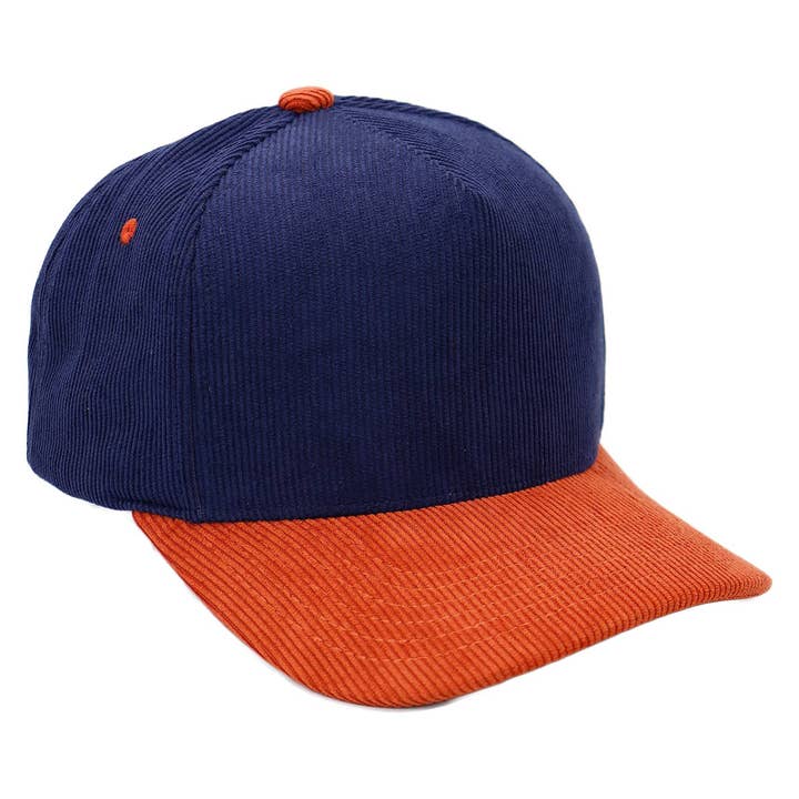 Cap Zone – wholesale Baseballkeps - Unisex – Premium tvåfärgad baseballkeps i manchestertyg1