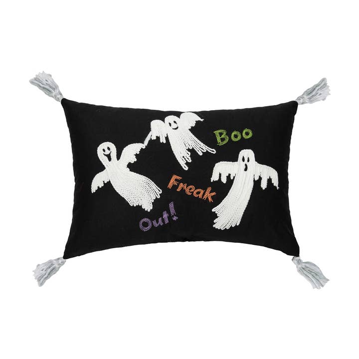 SALE Halloween Boo Ghosts Throw Pillow for wholesale by C&F Home