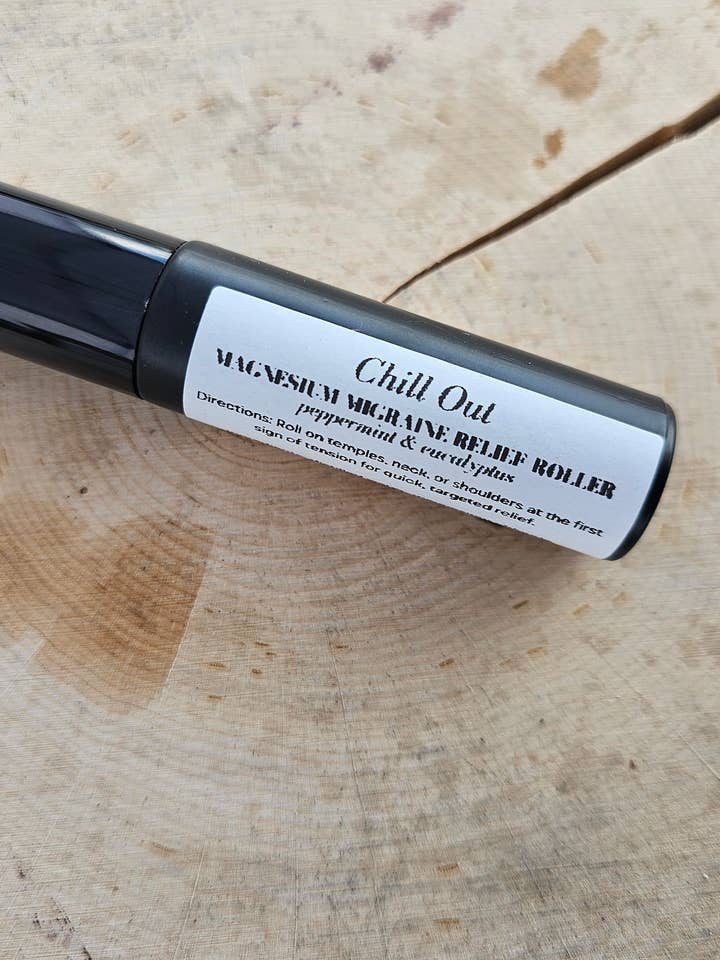Chill Out | Peppermint + Eucalyptus | Magnesium Migraine Relief Roller for wholesale by Piece of Mynd