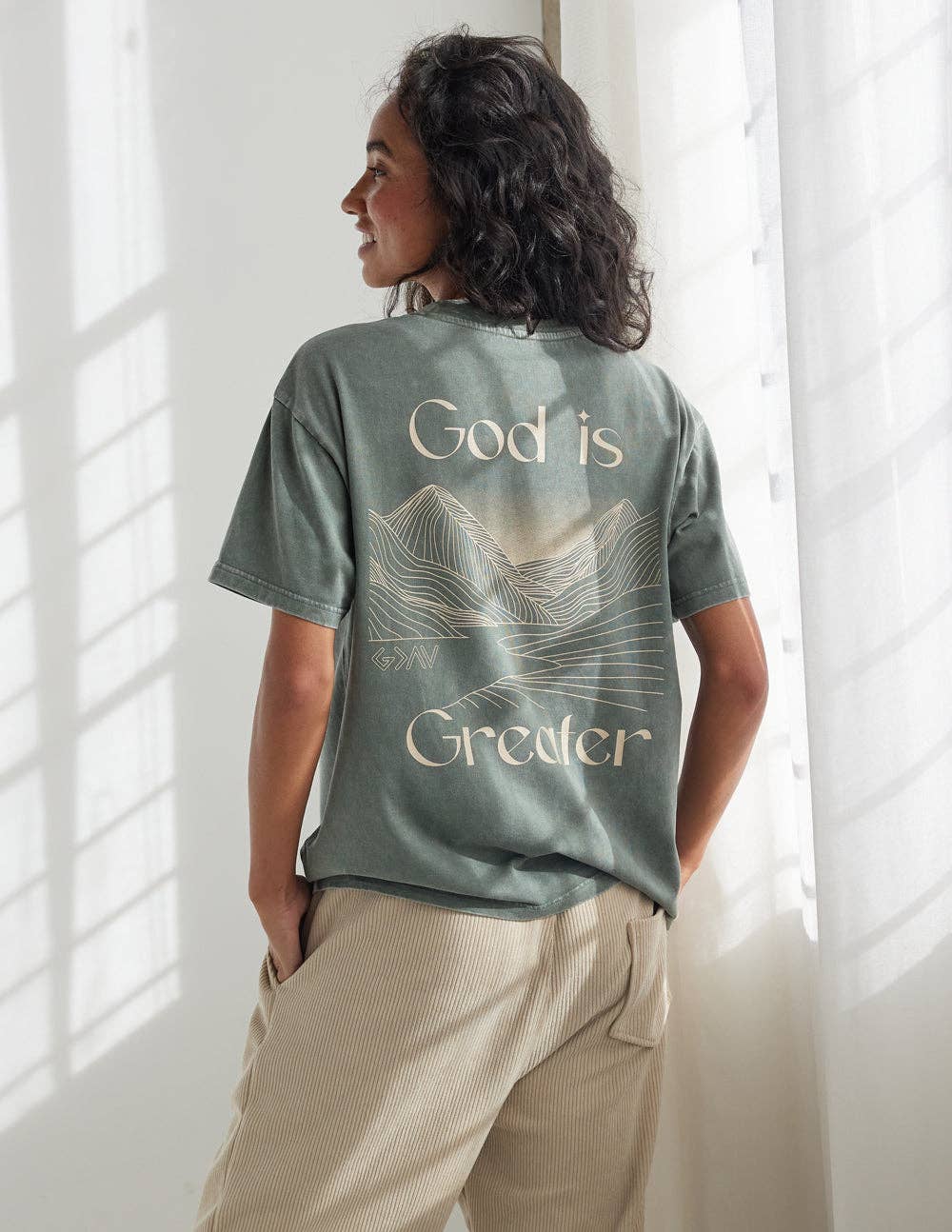 Elevated Faith - Vente T-shirt sérigraphié – femme - T-shirt unisexe God Is Greater6