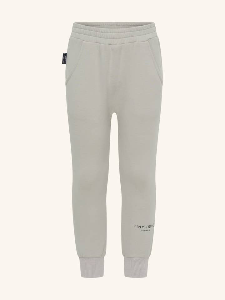 Kids Grey Core Sweat Pant for wholesale by Tiny Tribe