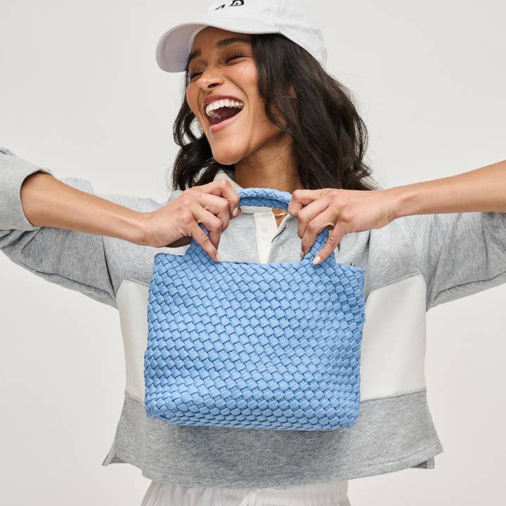 Sol and Selene - Wholesale Crossbody Bag - Women's - Sky's The Limit - Small Laced Up Eco-Edition Crossbody