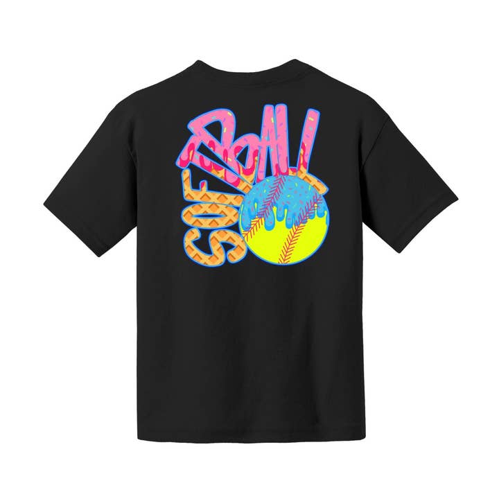 Softball Youth Tee for wholesale by Baller Lifestyle
