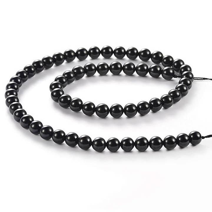 La Boîte à Cailloux - Wholesale Beads - Black spinel thread Thailand AA