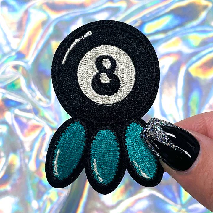 Turkoois opstrijkbaar met 8 ballen voor hoeden voor wholesale door The Crafty Engineer