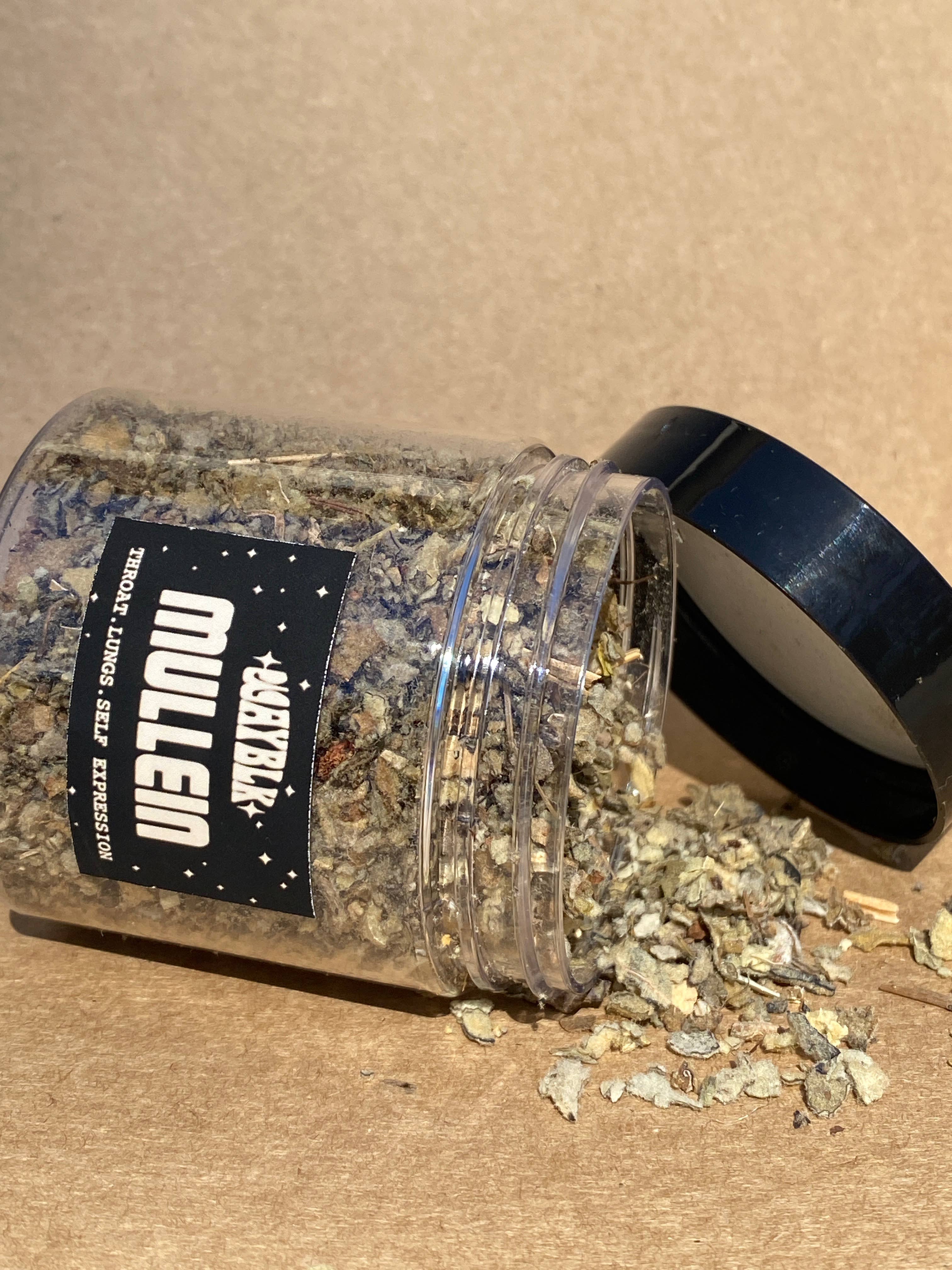 WAYBLK - Wholesale Herbs - Mullein Leaf Dry Herbs Mullein Tea Apothecary Herbs Bulk Jar3