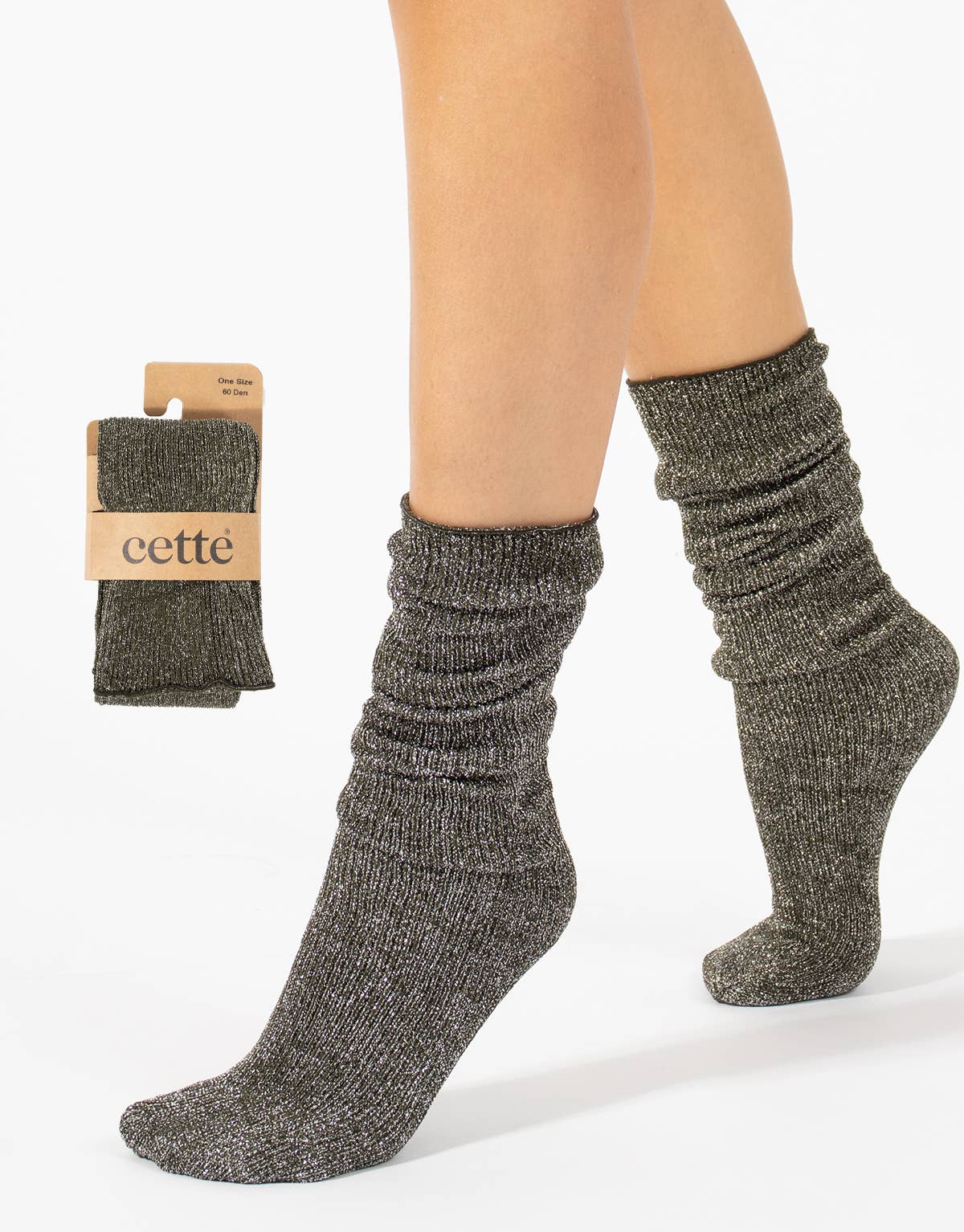 Cette - Wholesale Socks - Women's - Ribbed Socks, Shiny Socks for Women, Dresses for Women24